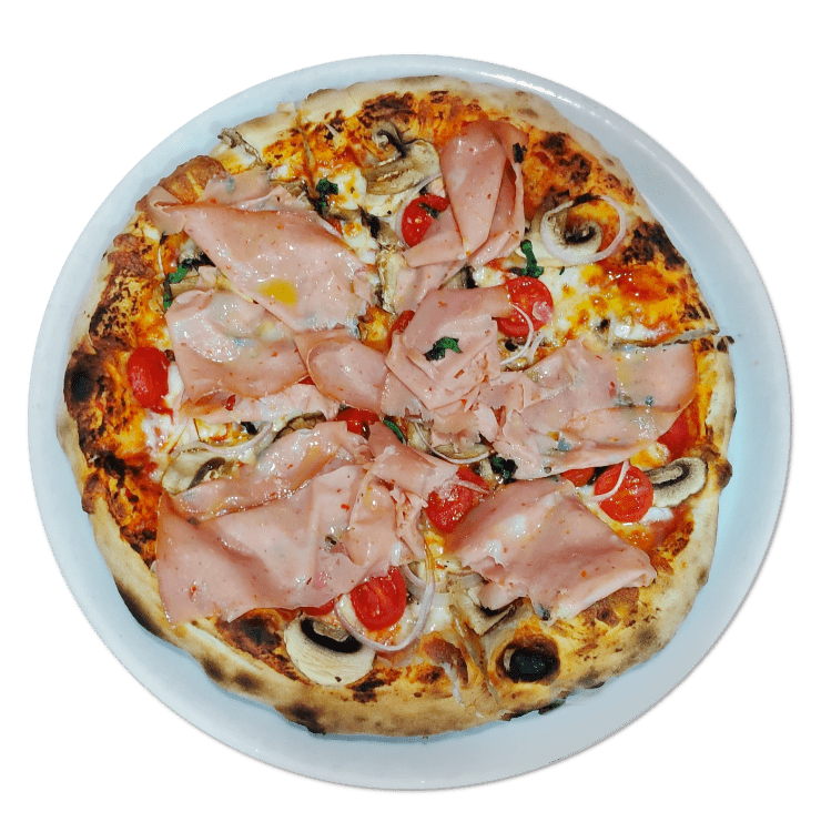 Pizza al gusto del cliente La Rucola
